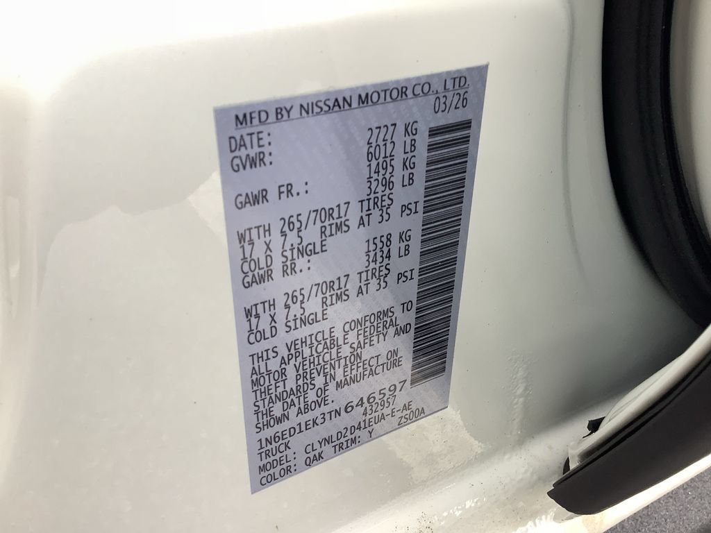 New 2026 Nissan Frontier PRO-4X w/ Pro Premium Package AWD/4WD image 30