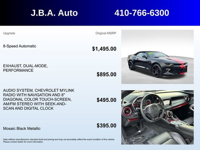 Used 2016 Chevrolet Camaro SS image 5