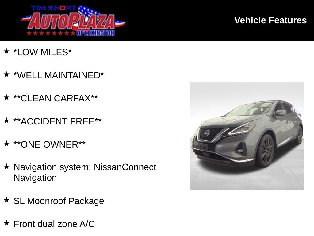 Used 2023 Nissan Murano SL w/ SL Moonroof Package image 7