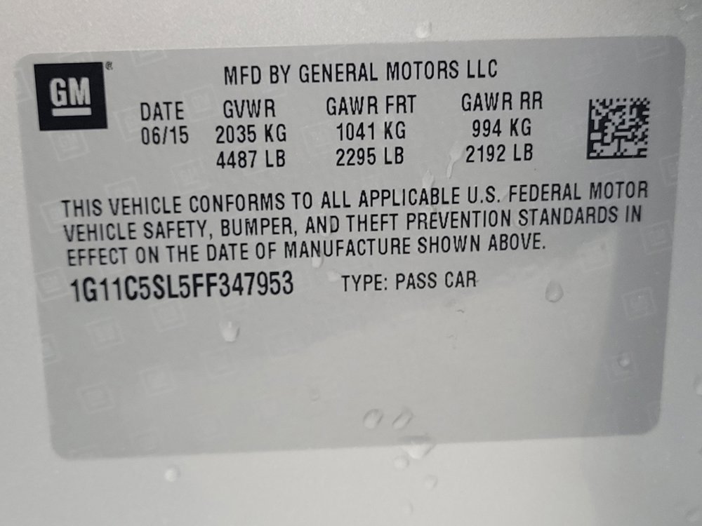 Used 2015 Chevrolet Malibu LT w/ Power Convenience Package image 33