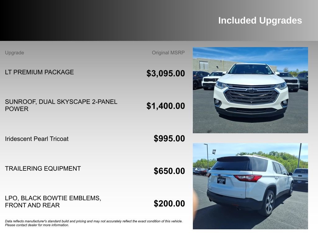 Used 2021 Chevrolet Traverse LT w/ LT Premium Package AWD/4WD image 5