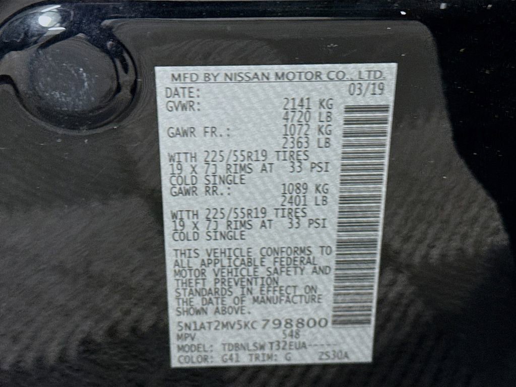 Used 2019 Nissan Rogue SL w/ Premium Package AWD/4WD image 36