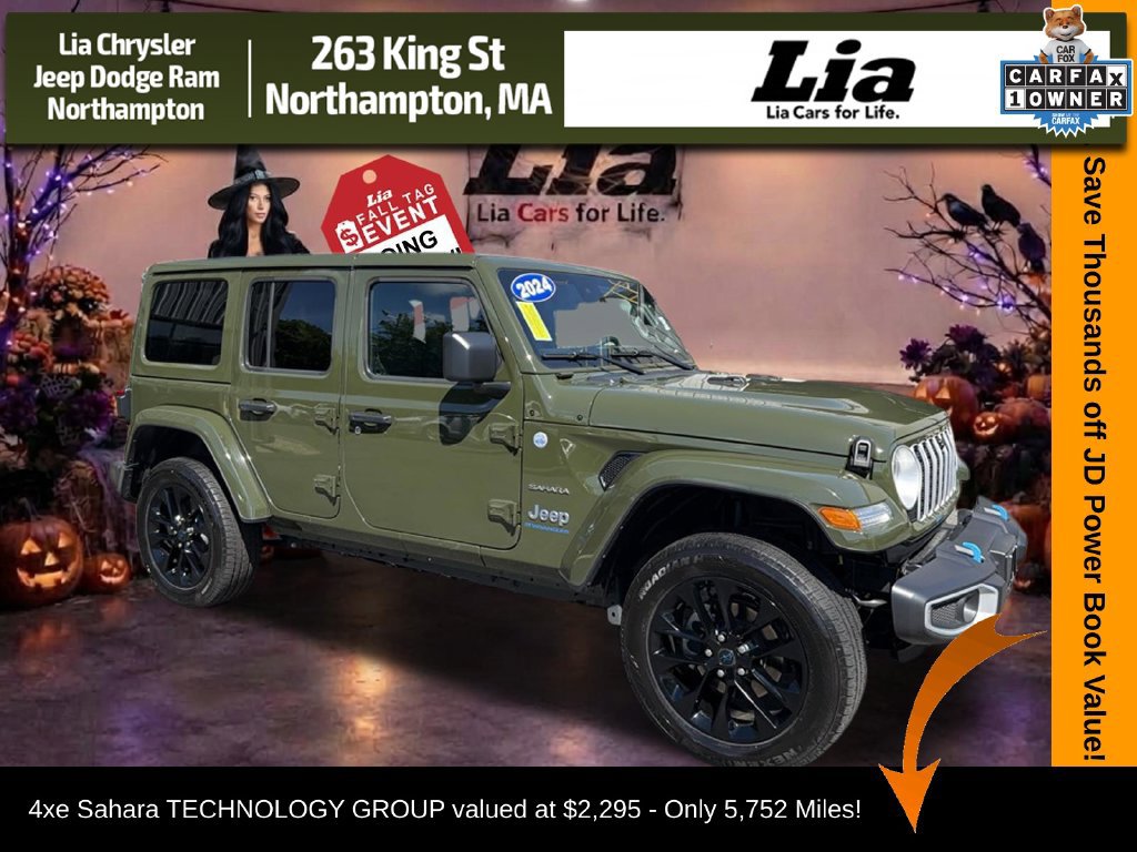 Certified 2024 Jeep Wrangler Unlimited Sahara w/ Technology Group