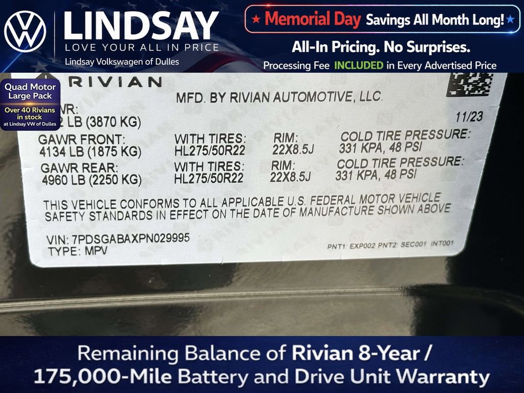 Used 2023 Rivian R1S Adventure AWD/4WD image 28