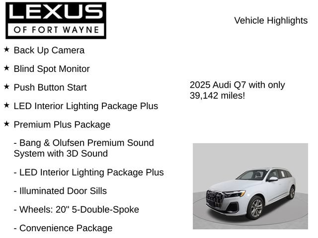 Used 2025 Audi Q7 3.0T Premium Plus AWD/4WD image 7