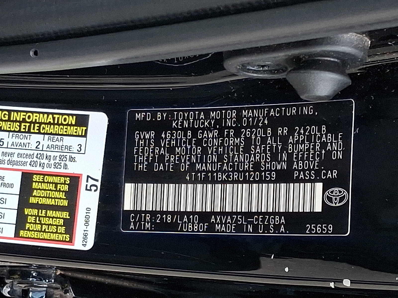 Certified 2024 Toyota Camry XLE w/ Navigation Package image 28