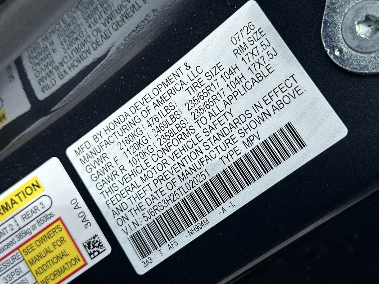 New 2026 Honda CR-V LX image 22