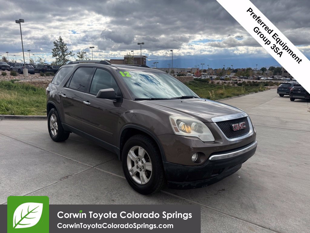 Used 2012 GMC Acadia SL FWD 360° Tour