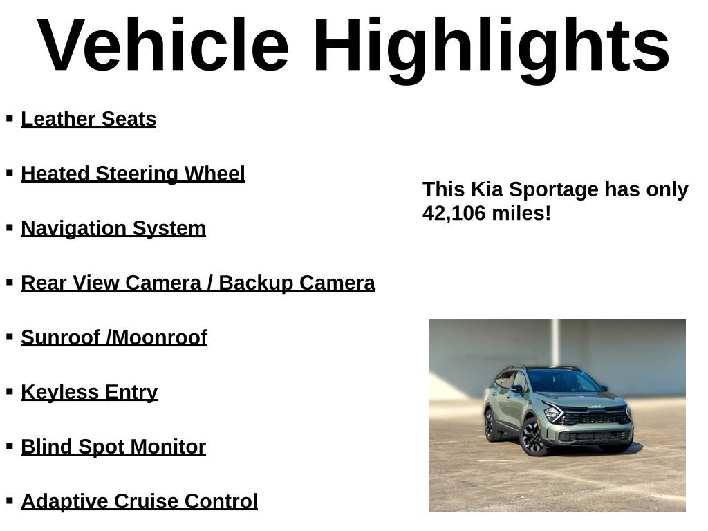 Used 2023 Kia Sportage X-Line w/ X-Line Premium Package AWD/4WD image 34