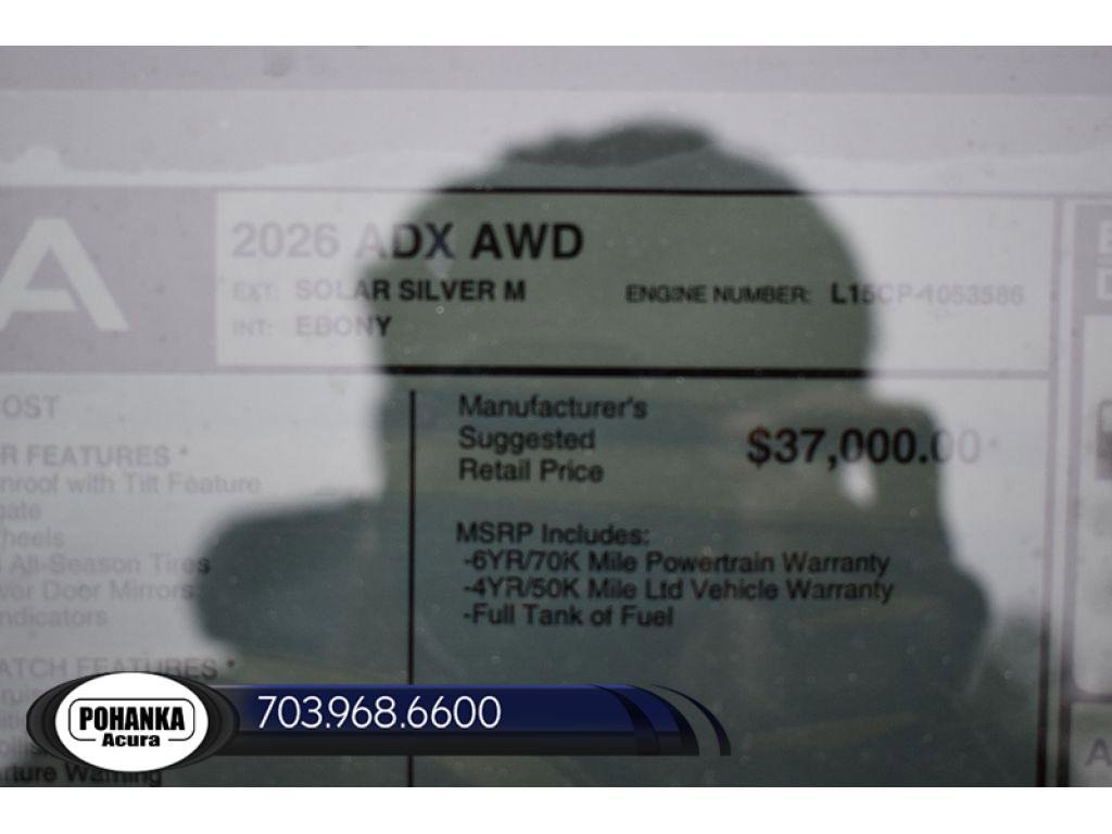 New 2026 Acura ADX AWD image 37