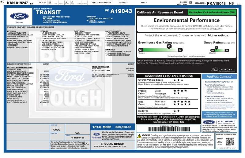 Used 2023 Ford Transit 350 XLT image 8