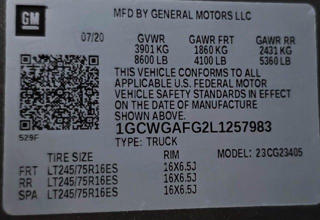 Used 2020 Chevrolet Express 2500 w/ Enhanced Convenience Package RWD image 41