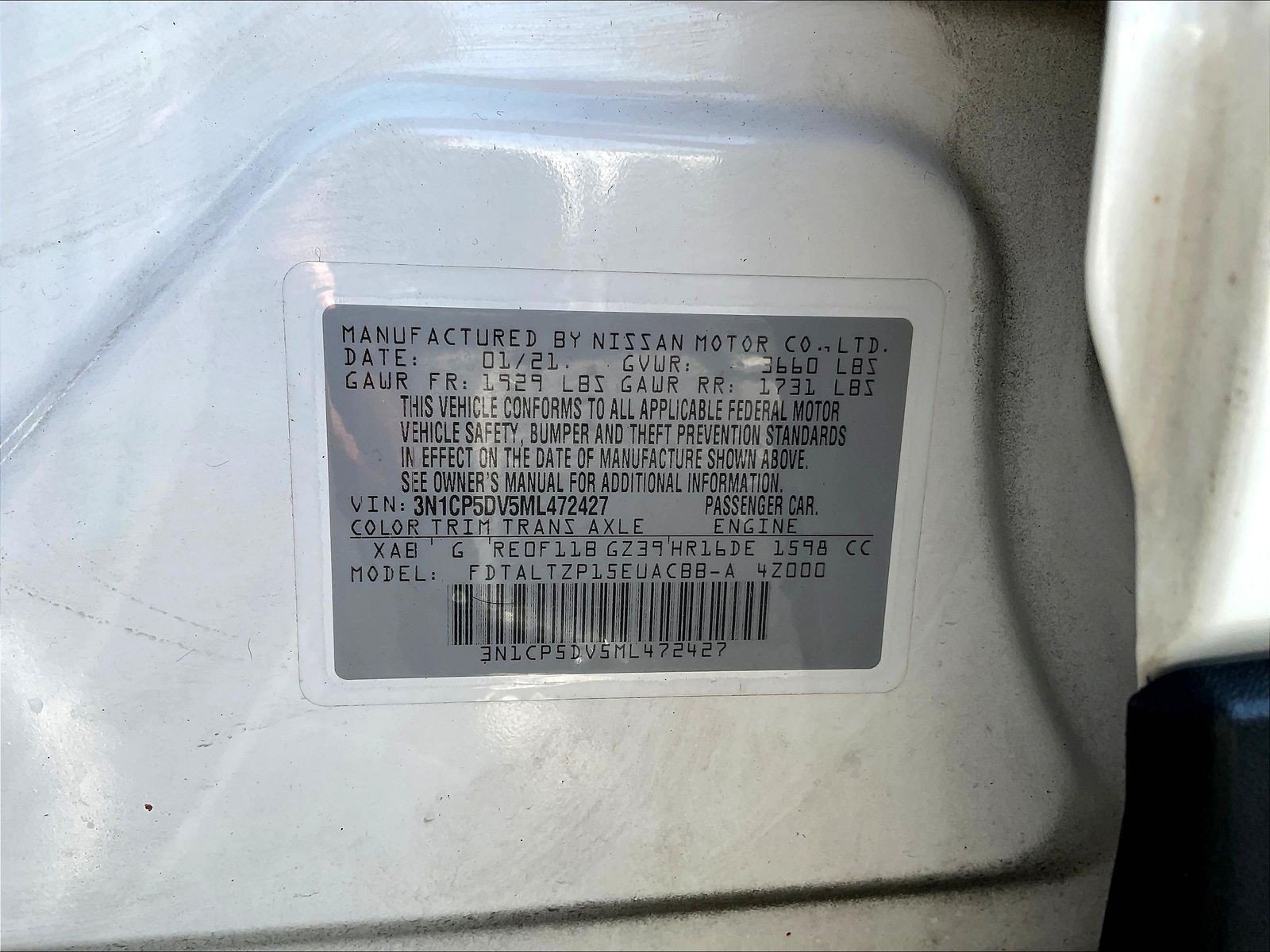 Certified 2021 Nissan Kicks SR w/ SR Premium Package FWD image 22