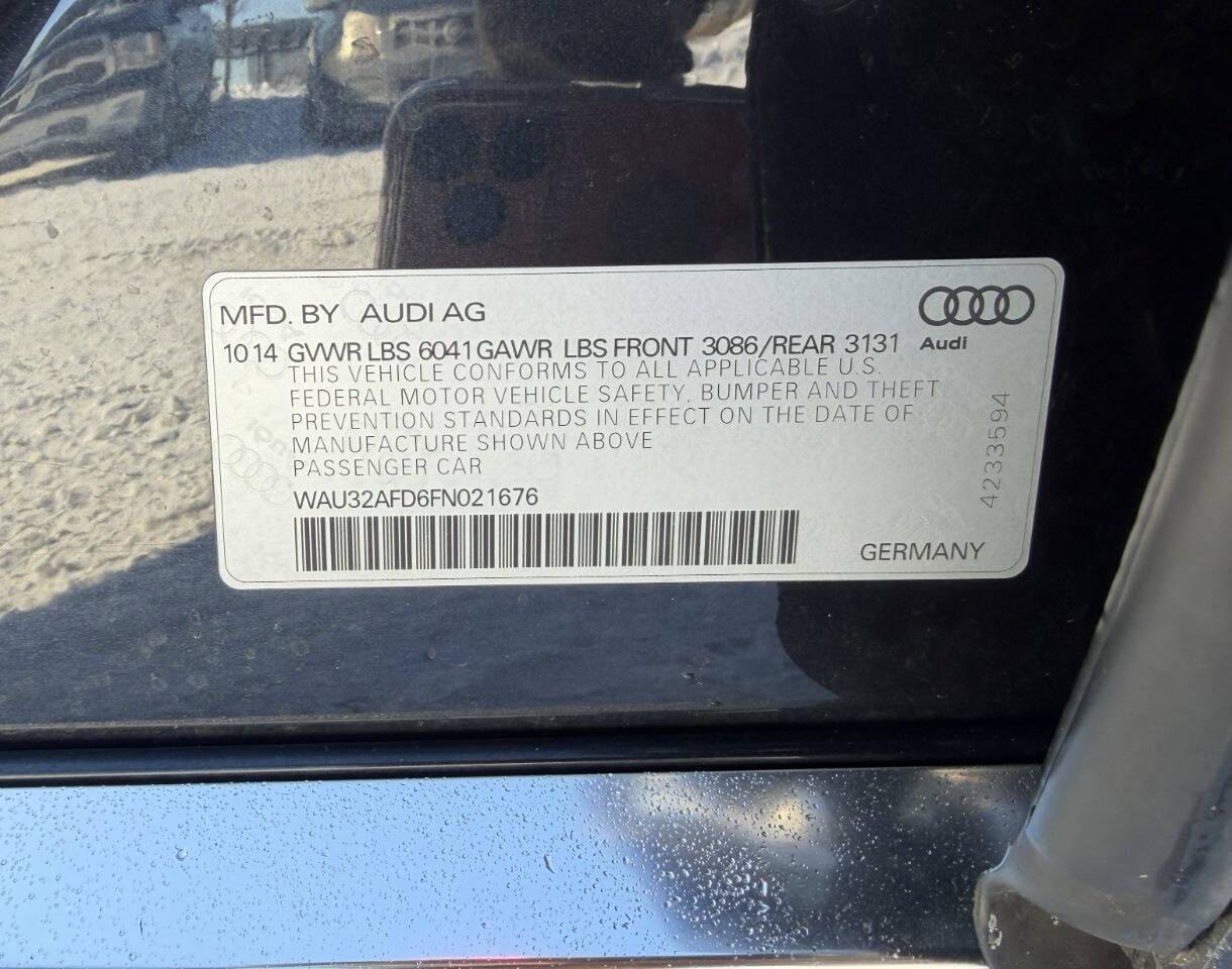 Used 2015 Audi A8 L 4.0T w/ Premium Package image 11