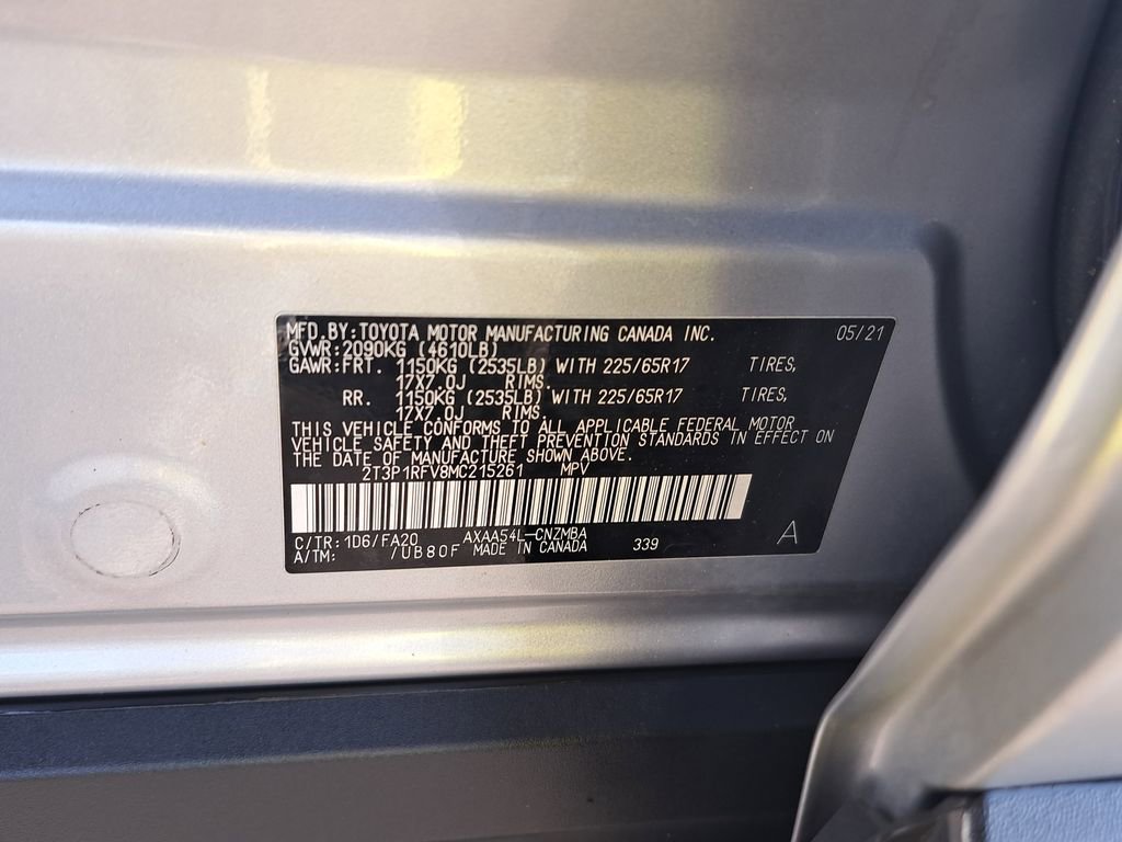 Used 2021 Toyota RAV4 XLE w/ Carpet Mat Package (TMS) AWD/4WD image 35
