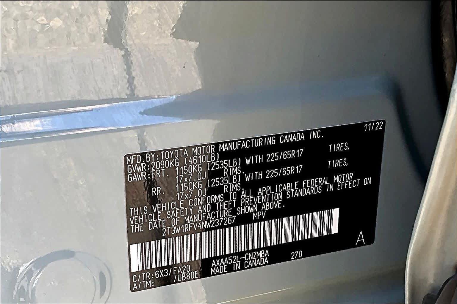 Certified 2022 Toyota RAV4 XLE w/ Convenience Package FWD image 36