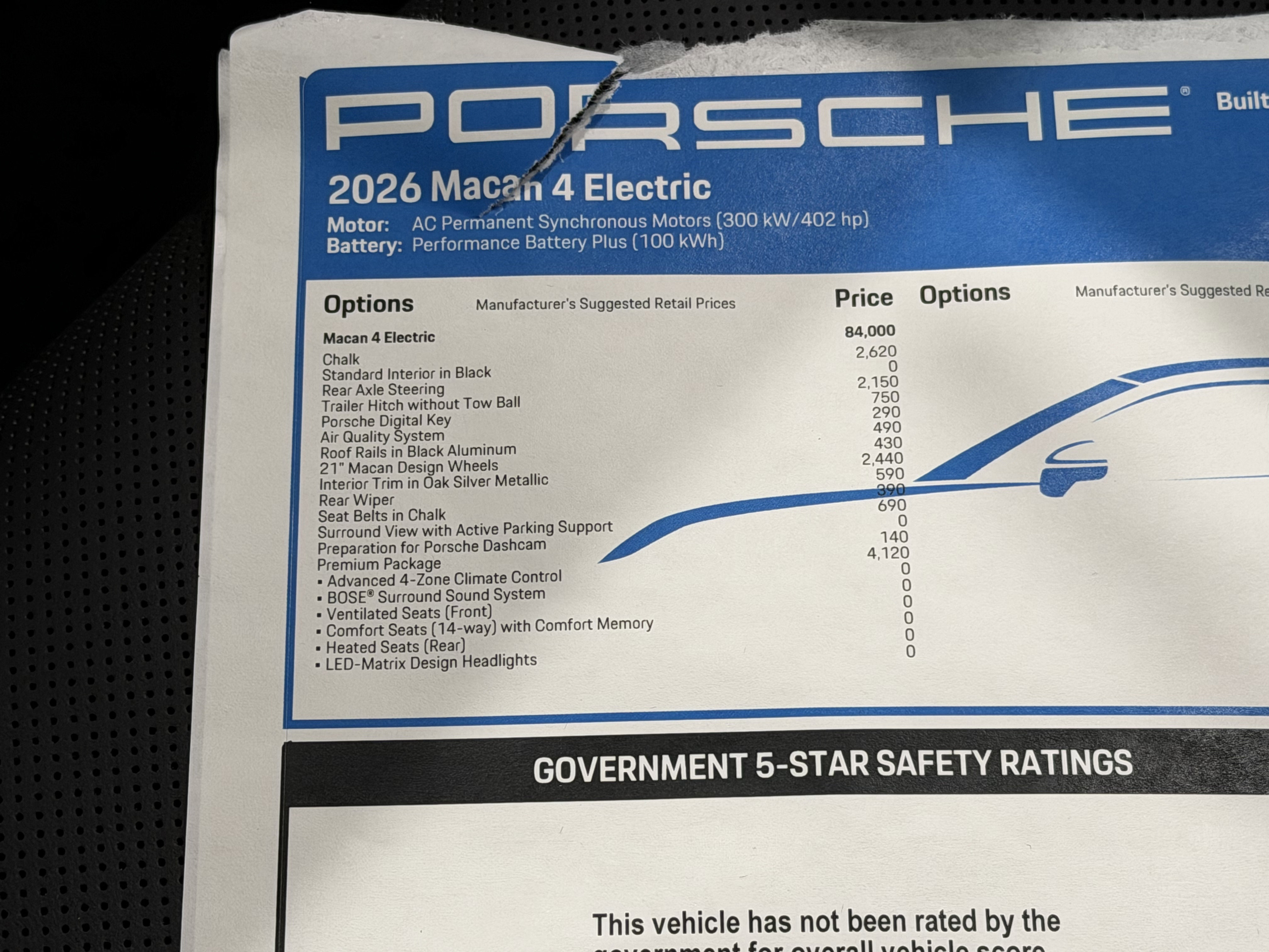 New 2026 Porsche Macan 4 Electric image 56