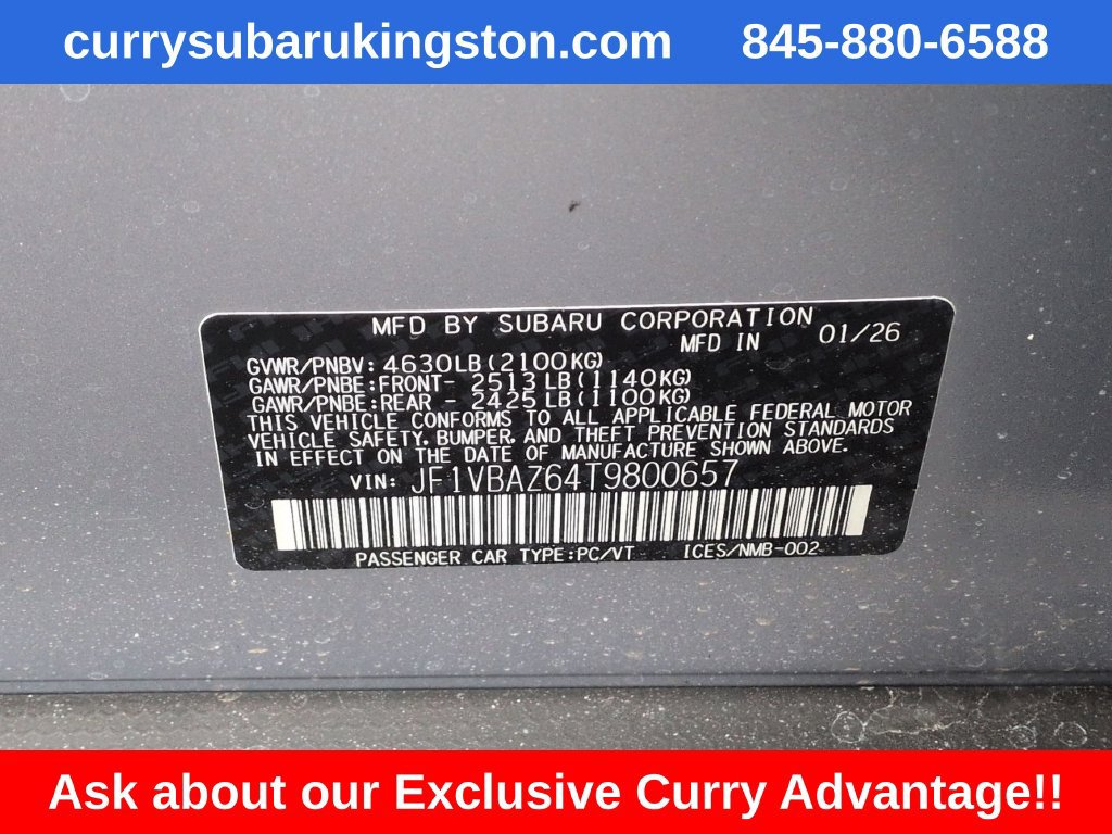 New 2026 Subaru WRX tS AWD/4WD image 8