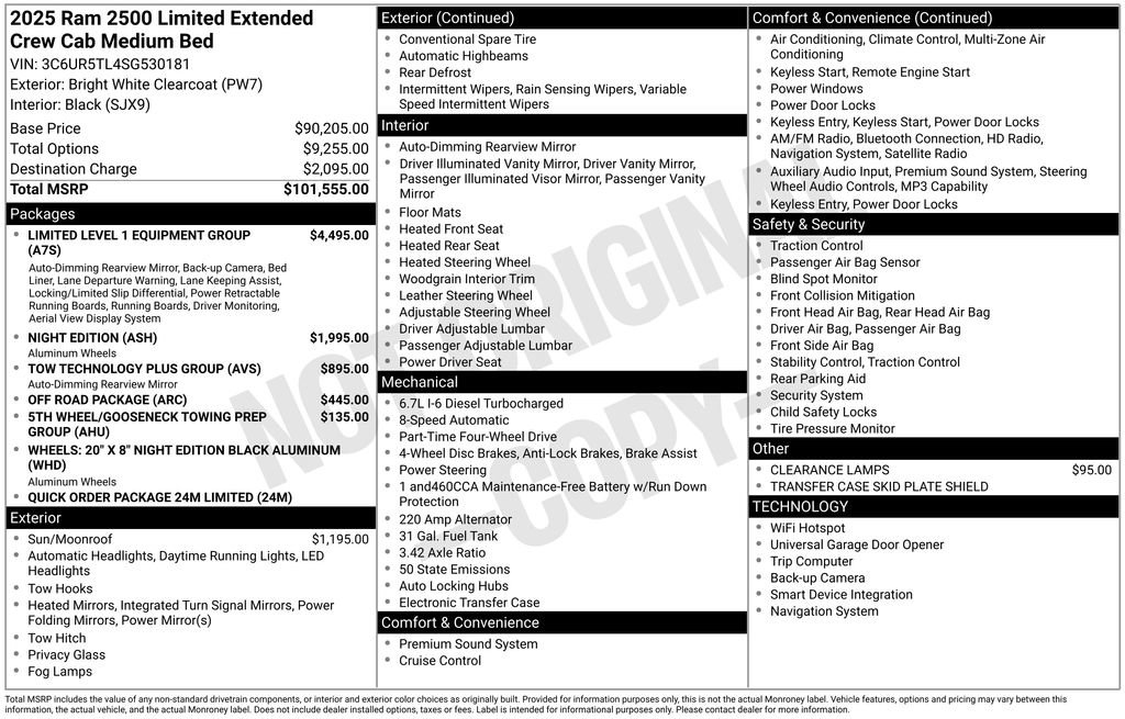 Used 2025 RAM 2500 Limited AWD/4WD image 5