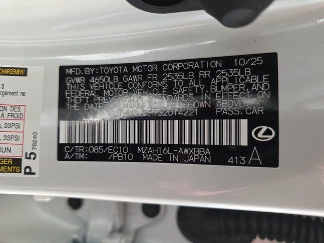 New 2025 Lexus UX 300h AWD w/ Cold Area Package image 36