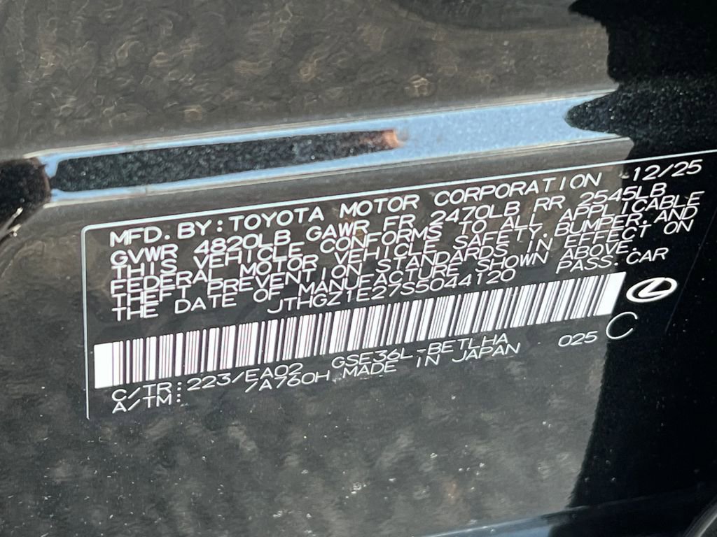 New 2025 Lexus IS 350 F Sport image 25