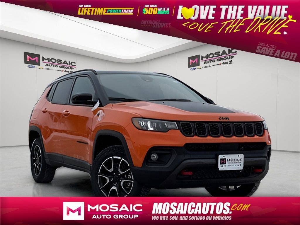 New 2026 Jeep Compass Trailhawk w/ Sun, Sound & Navigation Group