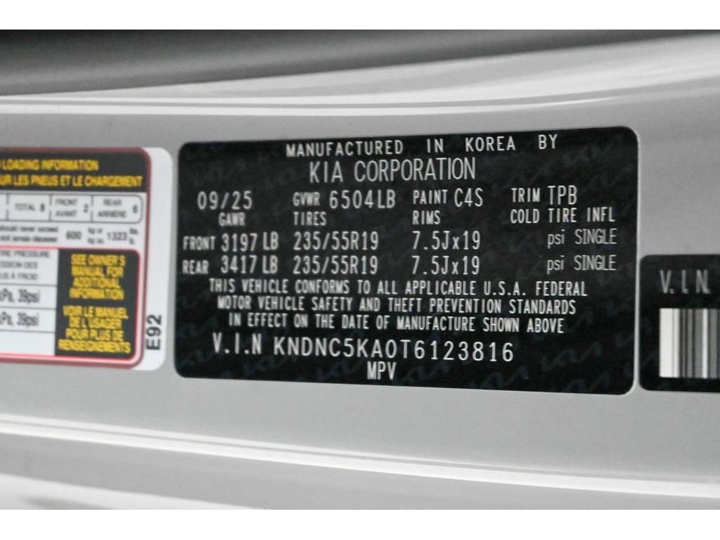 New 2026 Kia Carnival EX image 38