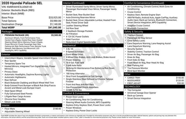 Used 2020 Hyundai Palisade SEL w/ Premium Package image 31