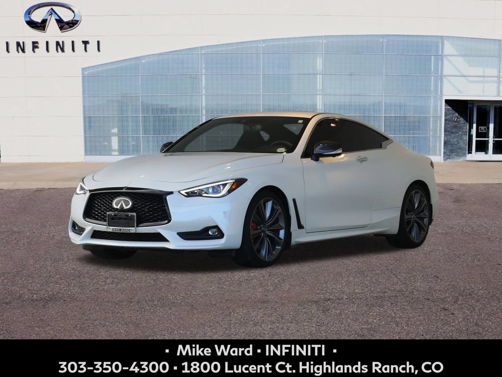 Used 2022 INFINITI Q60 Red Sport 400 w/ Carbon Fiber Package