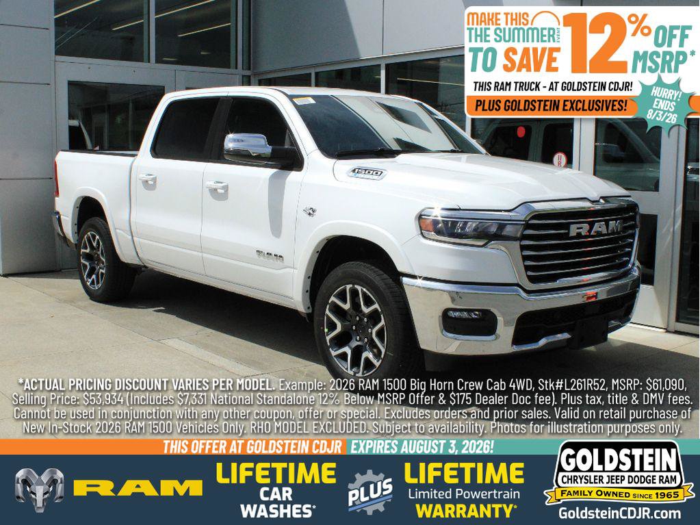 New 2026 RAM 1500 Laramie AWD/4WD image 1