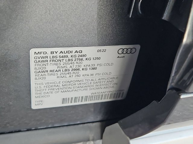 Used 2022 Audi Q5 2.0T Premium Plus AWD/4WD image 32