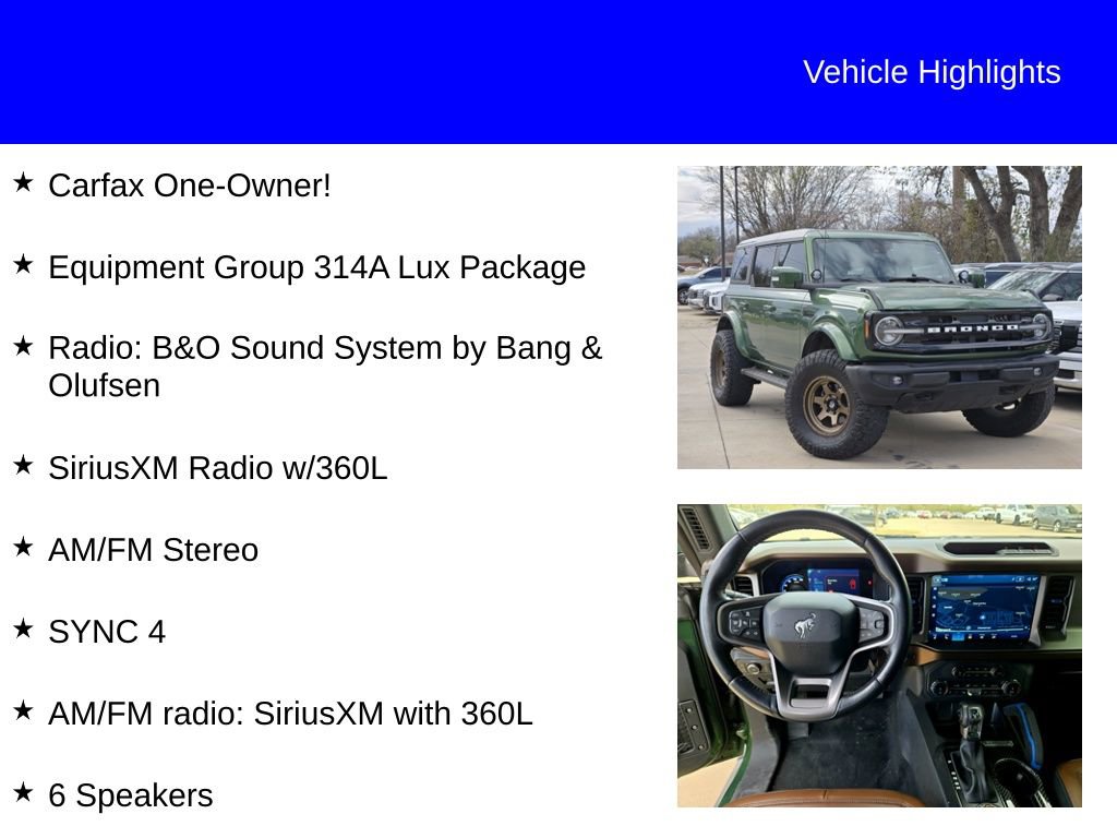 Used 2022 Ford Bronco Outer Banks image 10