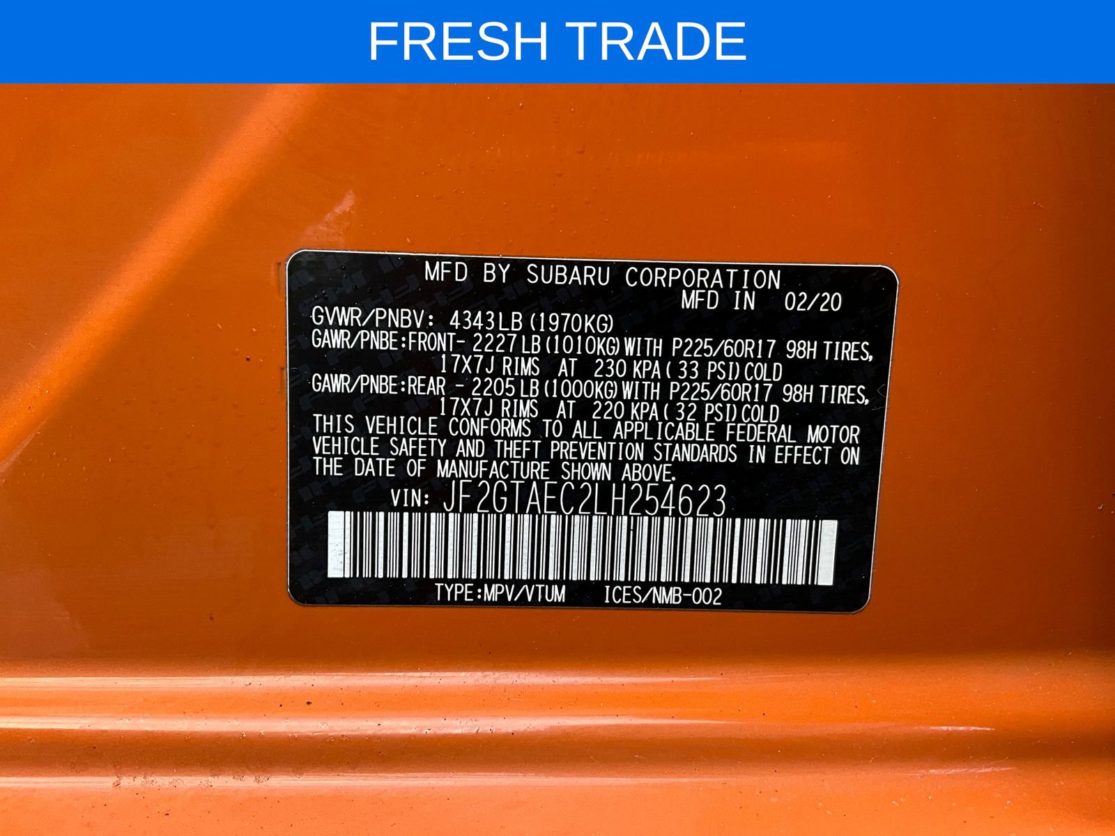 Used 2020 Subaru Crosstrek 2.0i Premium w/ Moonroof Package 1 image 30