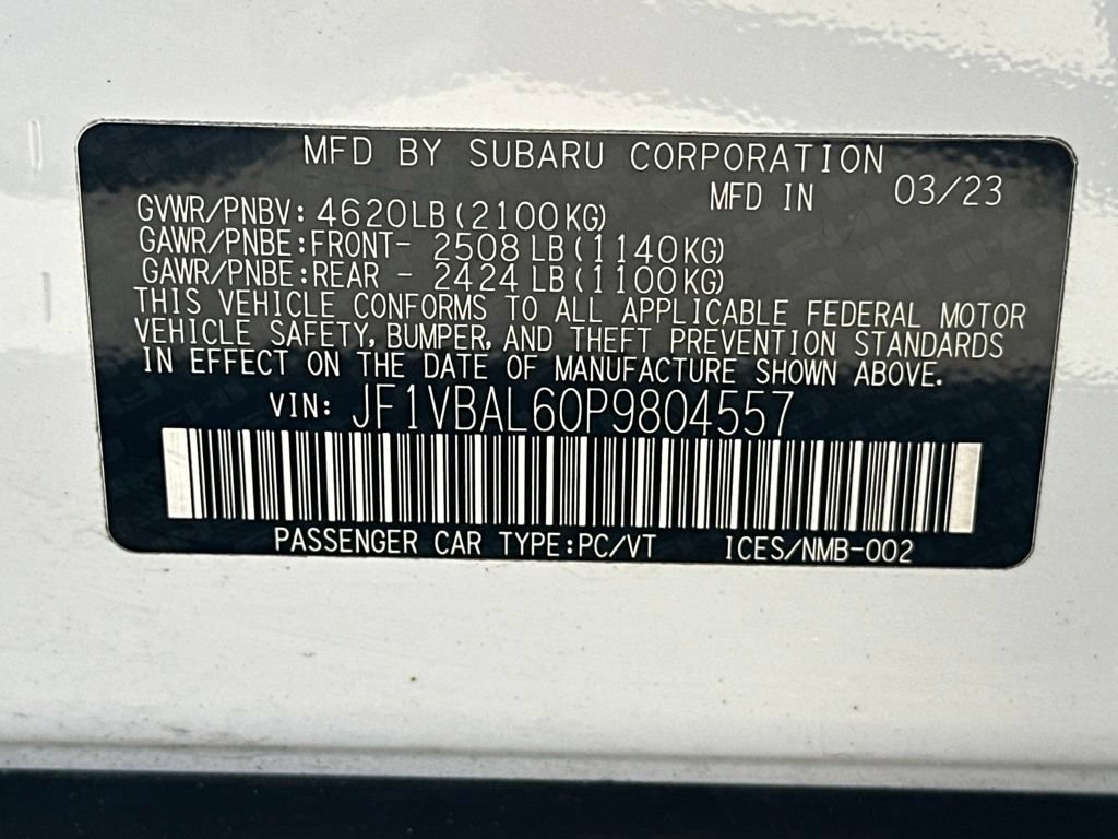 Used 2023 Subaru WRX Limited AWD/4WD image 36