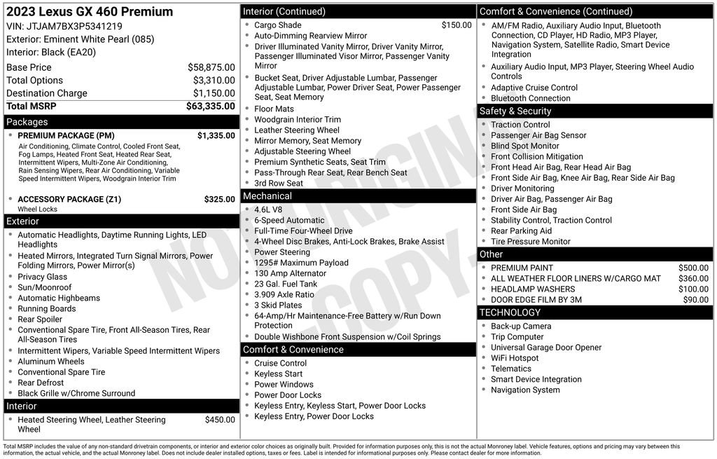 Used 2023 Lexus GX 460 Premium w/ Premium Package image 47