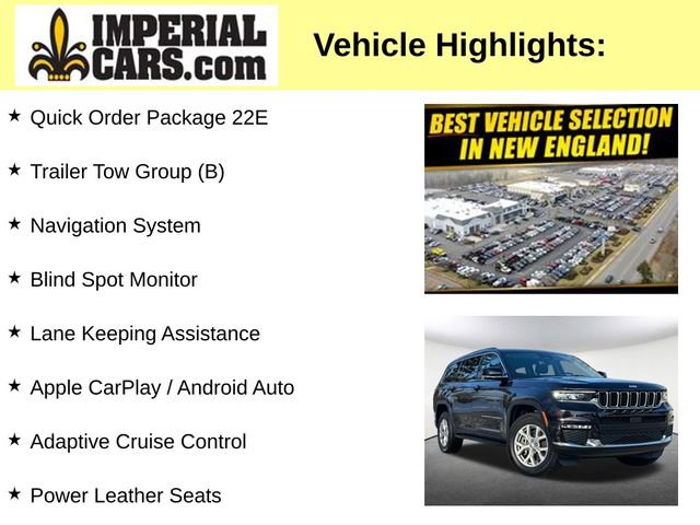 Used 2022 Jeep Grand Cherokee L Limited w/ Trailer Tow Group (B) image 7