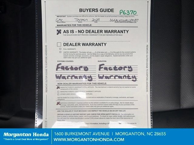Used 2024 GMC Terrain SLT AWD/4WD image 23
