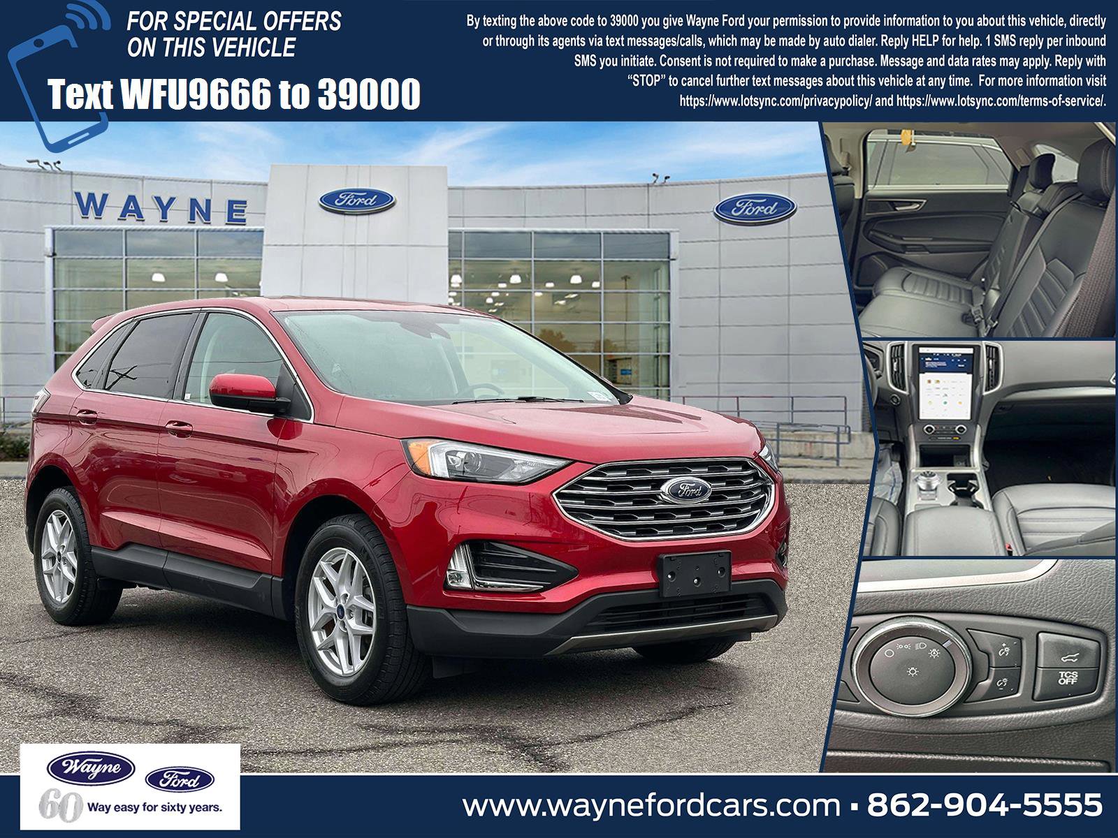 Certified 2022 Ford Edge SEL w/ Convenience Package image 1