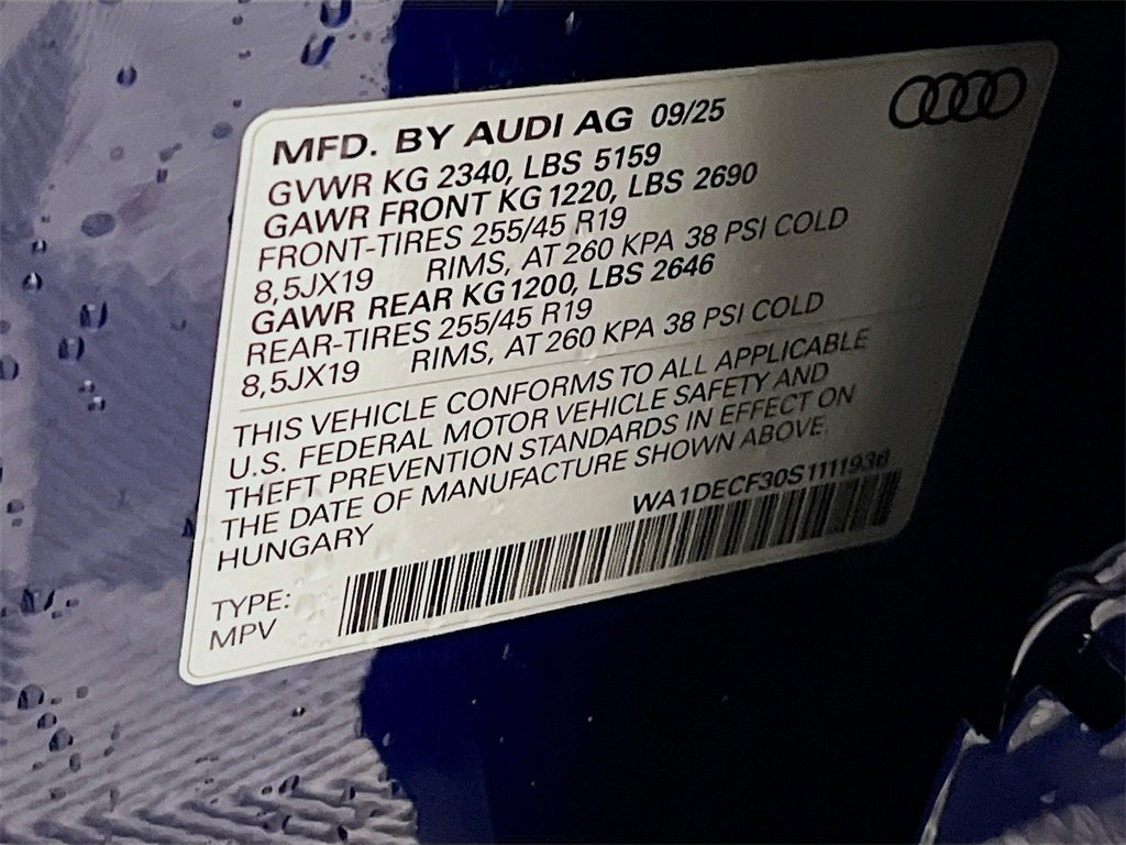 New 2025 Audi Q3 2.0T Premium image 31