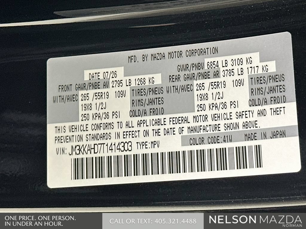 New 2026 MAZDA CX-90 3.3 Turbo w/ Select Package AWD/4WD image 33