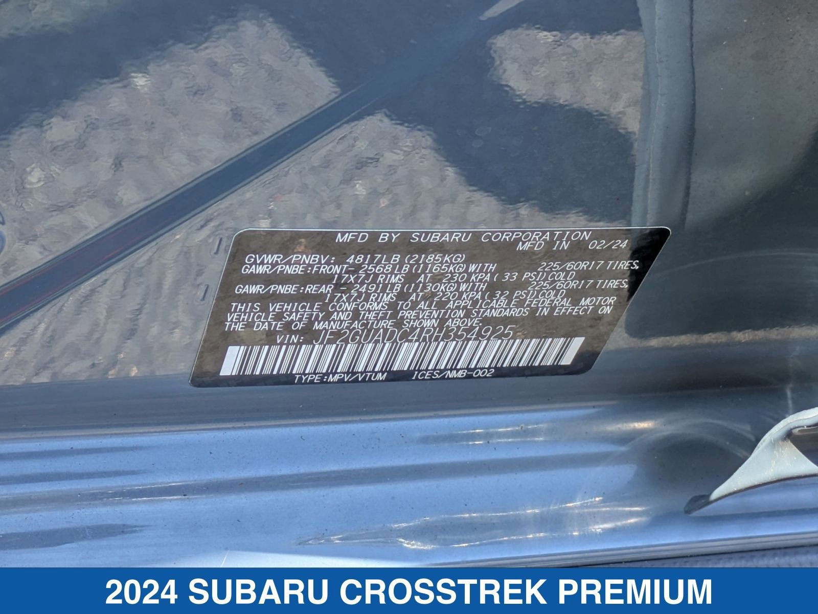 Used 2024 Subaru Crosstrek 2.0i Premium image 36