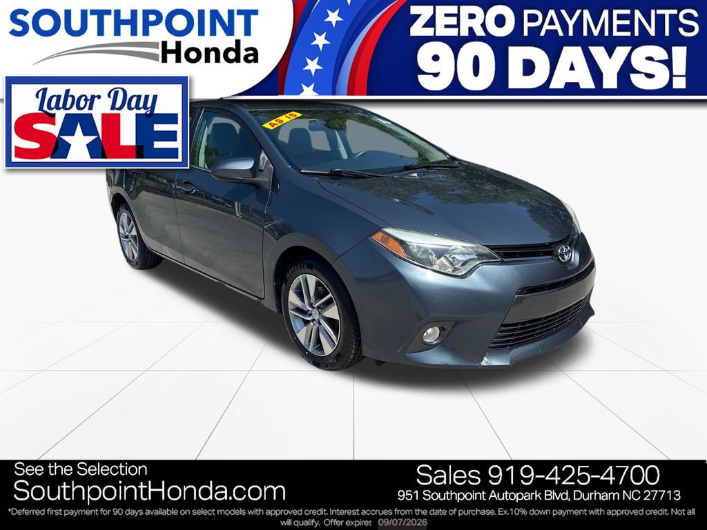 Used 2015 Toyota Corolla LE w/ Driver Convenience Package