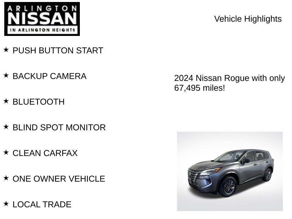 Certified 2024 Nissan Rogue S FWD image 7