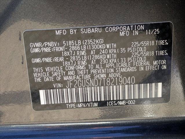 New 2026 Subaru Crosstrek 2.5i Limited w/ Crosstrek Mirror Package AWD/4WD image 18