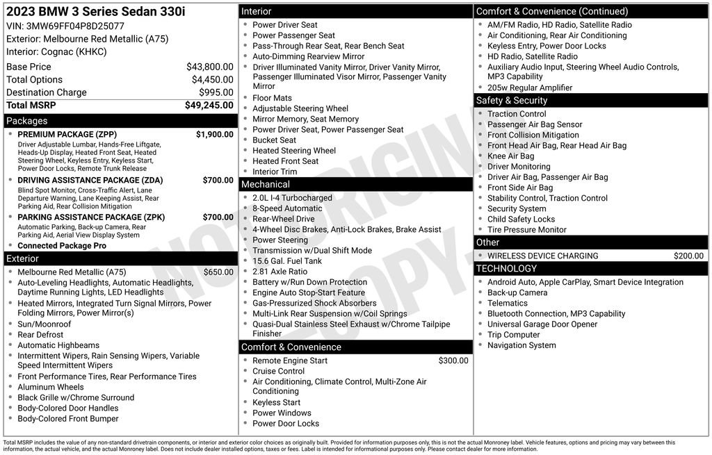 Used 2023 BMW 330i Sedan w/ Premium Package RWD image 57