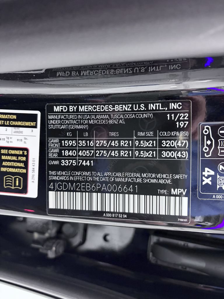 Used 2023 Mercedes-Benz EQS 450+ 4MATIC SUV image 25