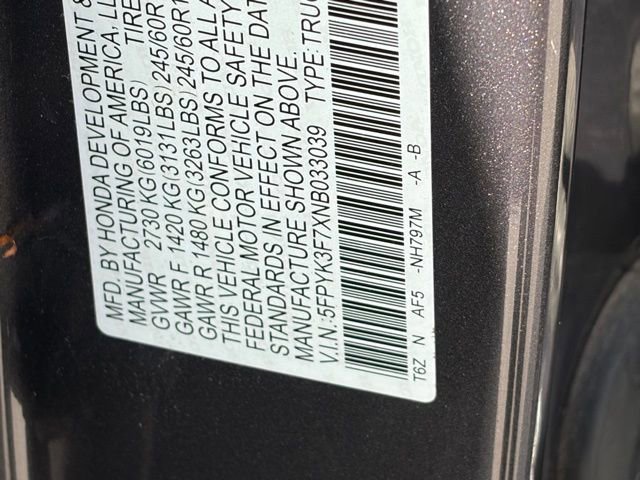 Used 2022 Honda Ridgeline RTL-E image 33