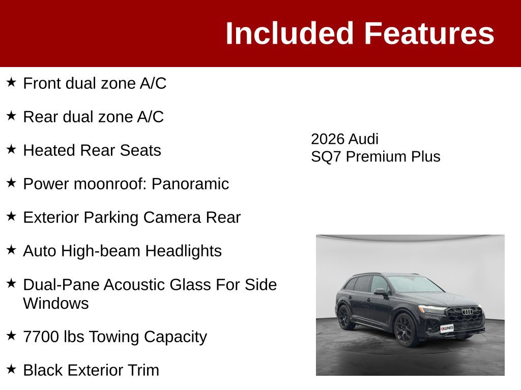 Used 2026 Audi SQ7 Premium Plus AWD/4WD image 4