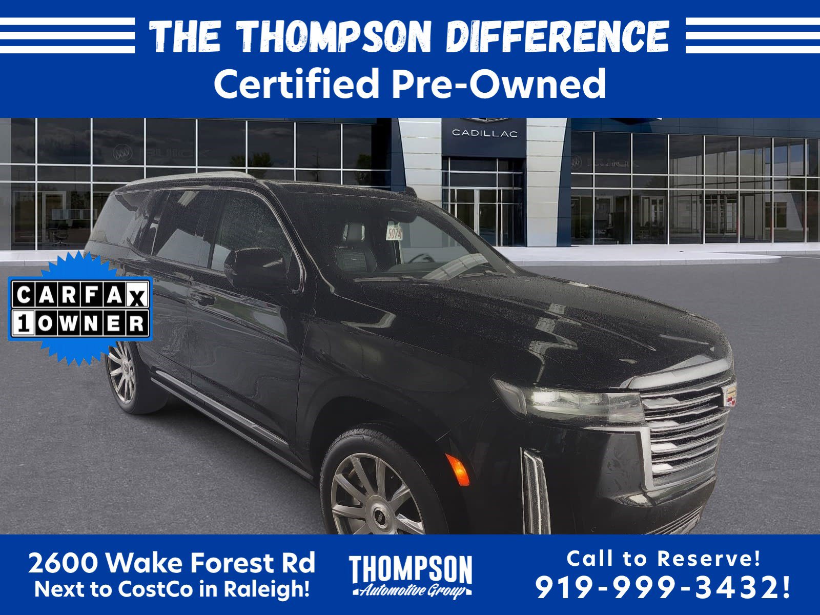 Used 2022 Cadillac Escalade Premium Luxury Platinum