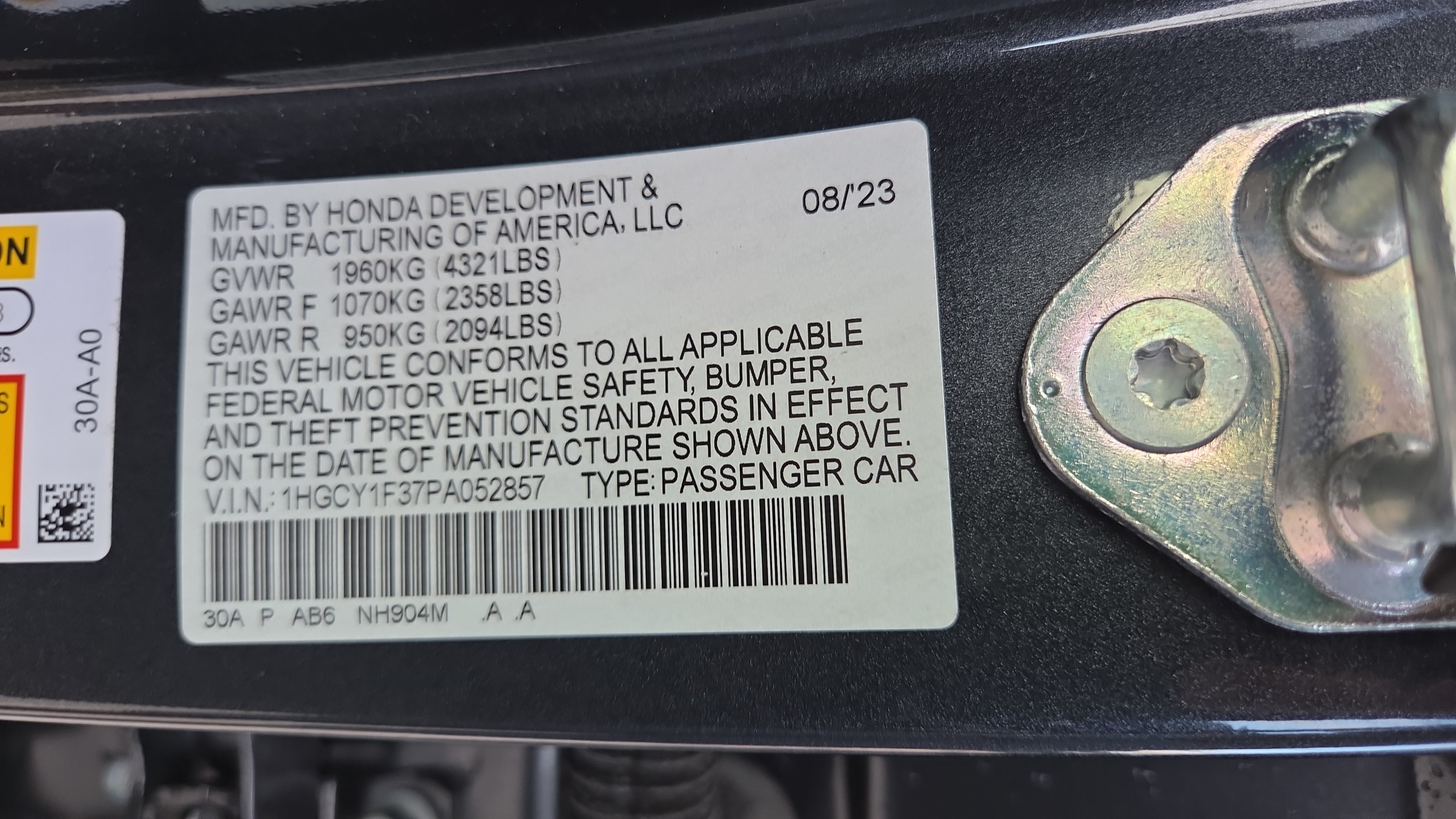 Used 2023 Honda Accord EX image 24